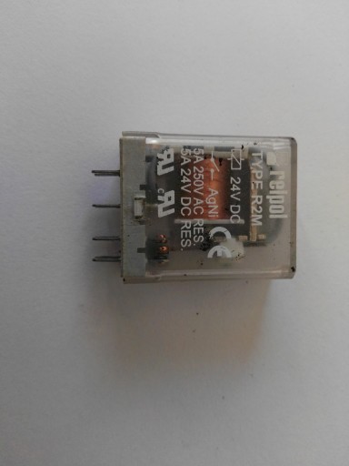 PRZEKAŹNIK RELPOL R2M 24VDC 2XNO/NC 5A250VAC