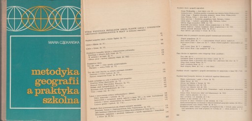 METODYKA GEOGRAFII A PRAKTYKA SZKOLNA Czekańska