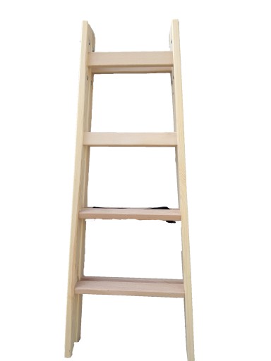 DRABINA DREWNIANA MALARSKA 2x4 ROZSTAWNA