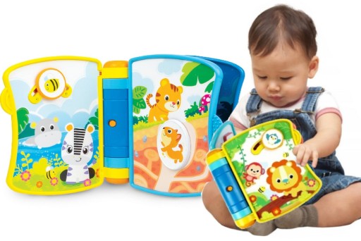 SMILY PLAY INTERAKTYWNA KSIĄŻECZKA DŻUNGLA malucha