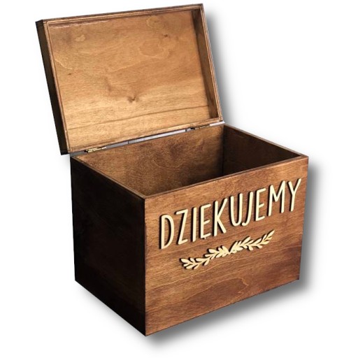 SKRZYNIA PUDEŁKO NA KOPERTY RUSTYKALNE BRĄZ