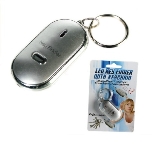 Brelok ODNAJDYWACZ KLUCZY Key Finder z latarką LED