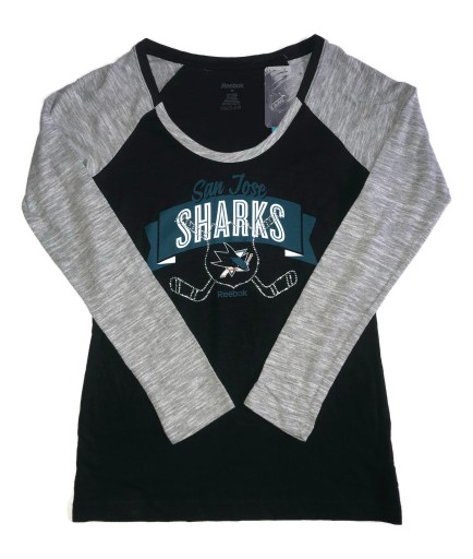 Bluzka damska Reebok San Jose Sharks NHL S