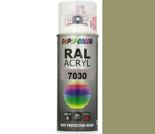 MOTIP RAL ACRYL 7030 POŁYSK DUPLI-COLOR FARBA AKRYL SPRAY 400 ML
