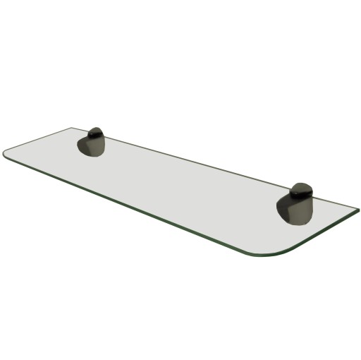 40x10 PÓŁKA SZKLANA PÓŁKI SZKLANE POD LUSTRO 3 kol