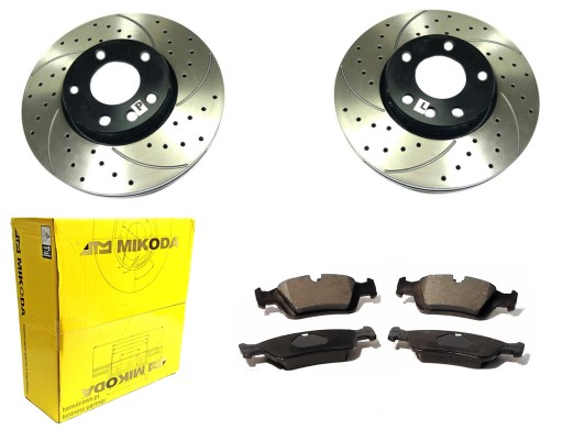NAWIERCANE TUNING TARCZE KLOCKI PRZÓD BMW E36 E46