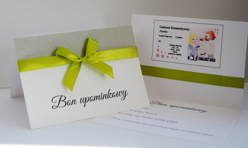 BONY UPOMINKOWE voucher BON karta podarunkowa +KOP