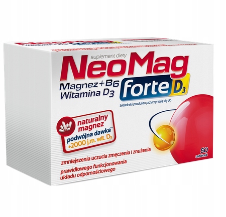 NeoMag Forte D3 50 tabletek