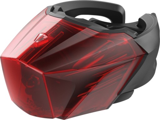 Lampka Kross Tylna RED DRAL BK 1 funkcje 3xLED