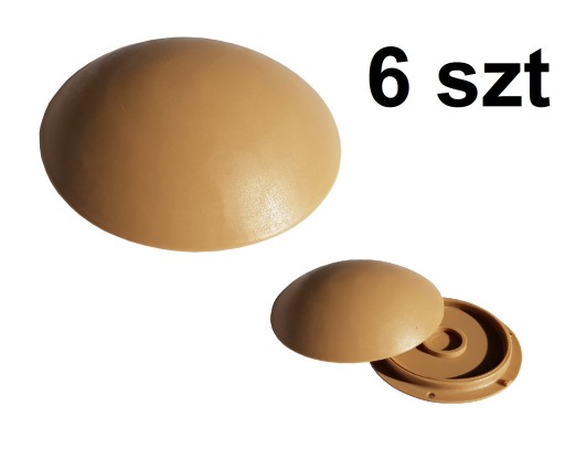 ODBOJNIK drzwi ODBÓJ STOPER na ścianę 60 mm 6 SZT