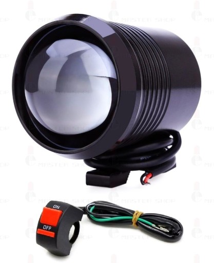 HALOGEN LAMPA REFLEKTOR CREE LED + WŁĄCZNIK