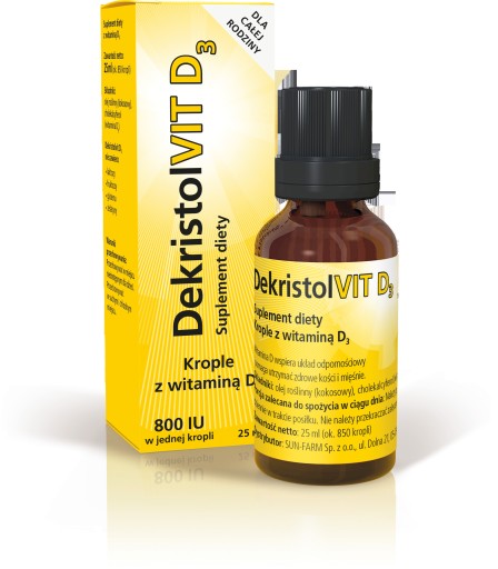 Dekristolvit D3 800j- 850 kropli 680 000IU/op