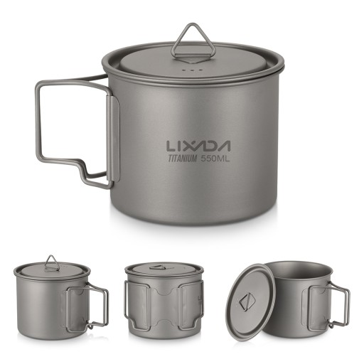 Lixada 550ml Zewnętrzny kubek na wodę