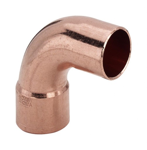 ŁUK NYPLOWY 42MM 90 STOPNI DO LUTOWANIA