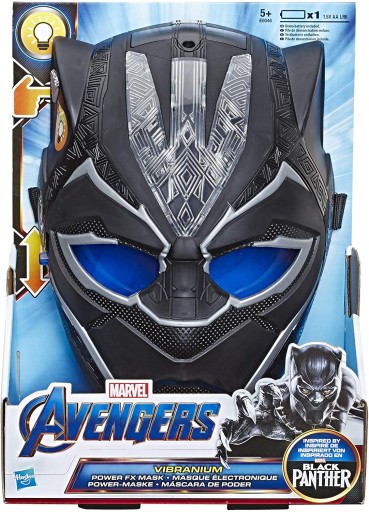 Maska Czarna Pantera Światło Vibranium FX Avengers