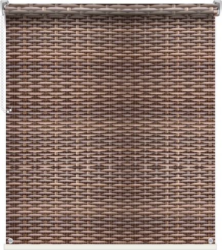 roleta RATTAN balkon taras ogród FOTOROLETA 54x290