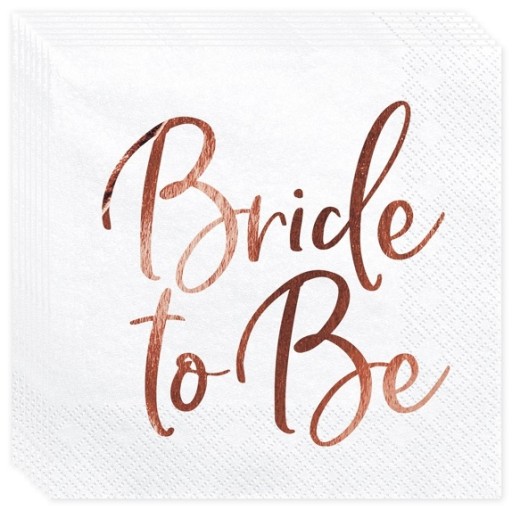 Serwetki na WIECZÓR PANIEŃSKI Serwetka BRIDE To Be