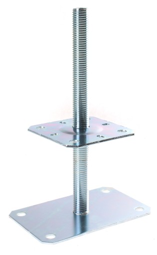 PODSTAWA SŁUPA REGULOWANA ZE ŚRUBĄ M20 PSRP 100mm