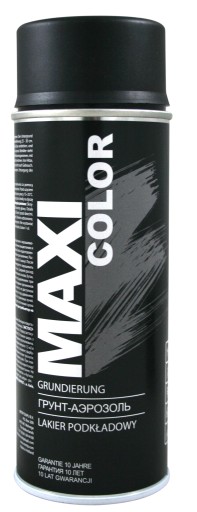 Maxi CZARNY PODKŁAD SPRAY 400ML FARBA ANTYKOROZYJNA AKRYL