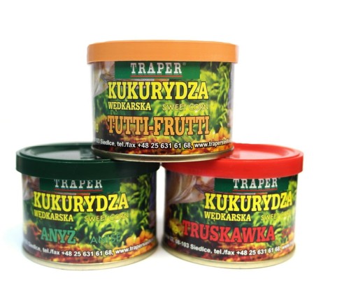 TRAPER KUKURYDZA PUSZKA Z AROMATEM Anyż
