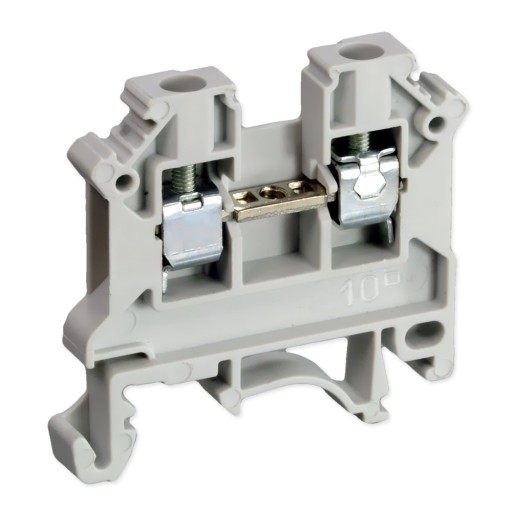 ZŁĄCZKA SZYNOWA 2-PRZEWODOWA 10mm² SZARA 11521312