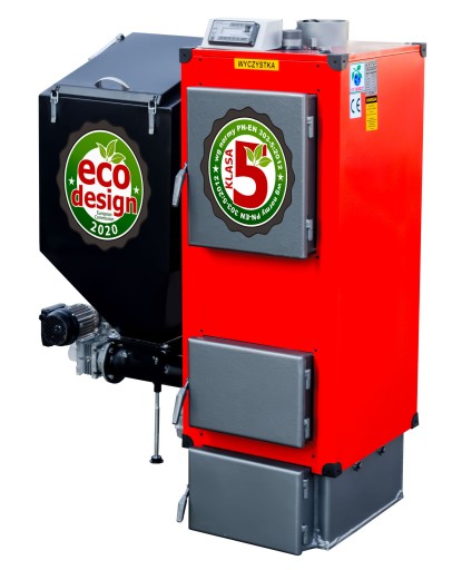 KOTŁY 14 kW EKOGROSZEK KLASY 5 PIECE Z PODAJNIKIEM
