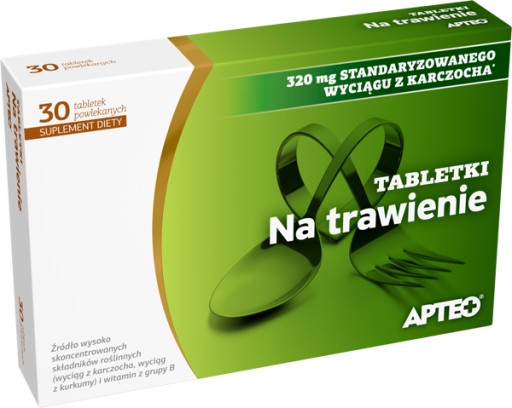 APTEO TABLETKI NA TRAWIENIE 30TAB WĄTROBA KARCZOCH
