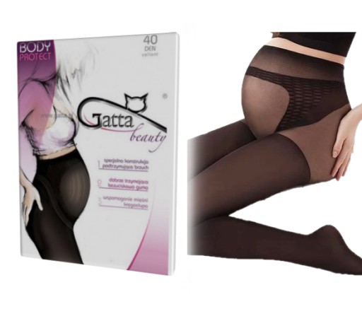 h.b GATTA RAJSTOPY BODY PROTECT LYCRA 40DEN roz M