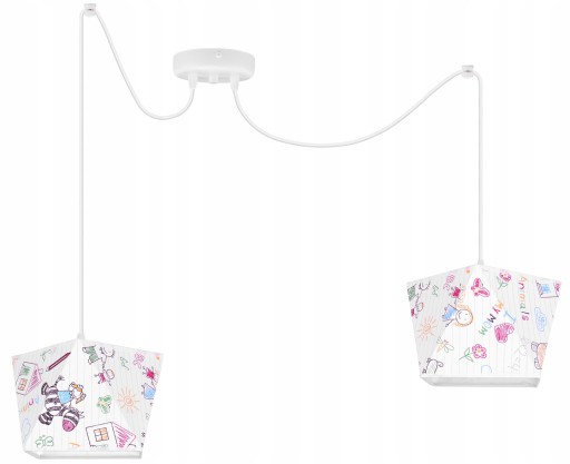 LAMPA SUFITOWA WISZĄCA ŻYRANDOL DIAMENT PAJĄK LED