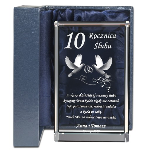 Prezent dla znajomych na 10 rocznicę ŚLUBU