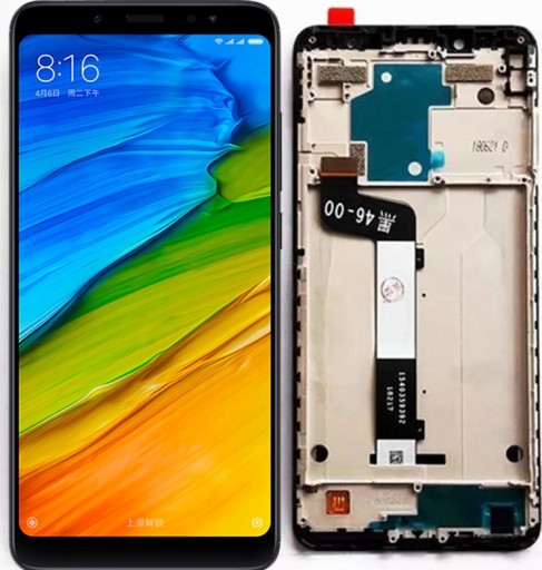 WYŚWIETLACZ LCD DOTYK XIAOMI REDMI NOTE 5 RAMKA