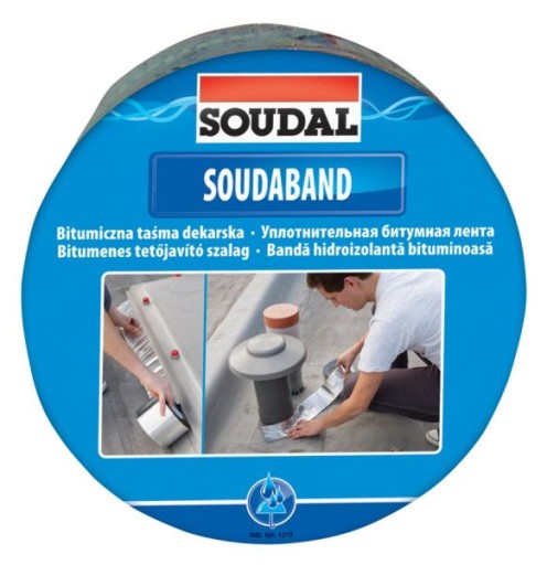 SOUDAL - TAŚMA DEKARSKA SOUDABAND 75mm x 10 MB GRAFITOWA