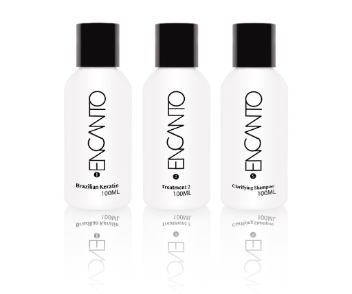 ENCANTO KERATYNA PROSTOWANIE WŁOSÓW ZESTAW 3X100ML