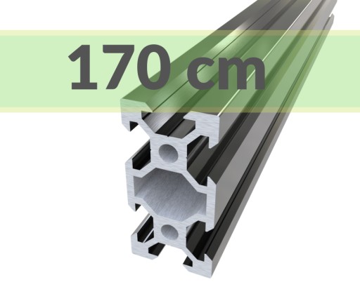 PROFIL ALUMINIOWY KONSTRUKCYJNY 20x40 T6 170 cm V