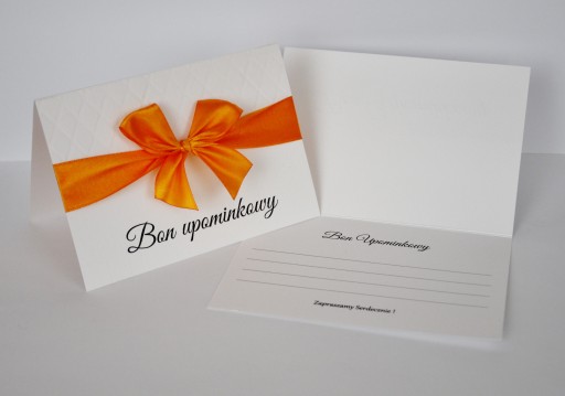 BONY UPOMINKOWE voucher karta podarunkowa OD RĘKI