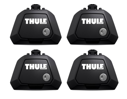 Thule Evo Raised Rail 7104 710410 4 stopy do bagażnik na relingi zamykany