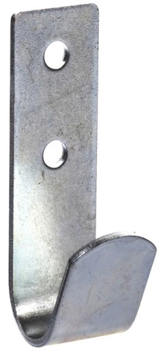 Hak zaczep metalowy DUŻY 65x20mm komplet 10szt