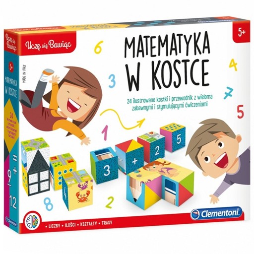 GRA MATEMATYKA W KOSTCE 50607 CLEMENTONI