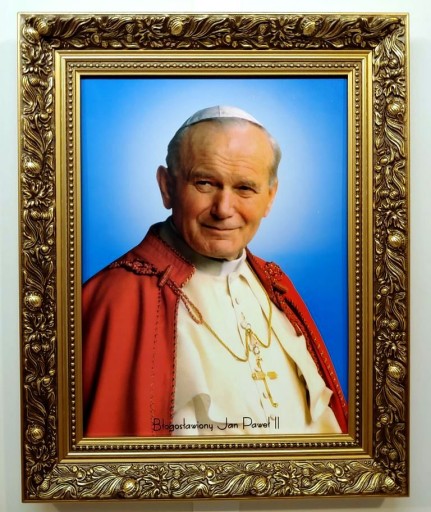 RELIGIJNY 50X40 CM OBRAZ W ZŁOTEJ RAMIE