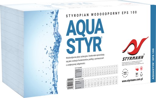 styropian FUNDAMENT AQUA EPS100 12cm + FREZ PACZKA