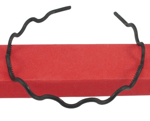 OPASKA DO WŁOSÓW CZARNA MATOWA FALA