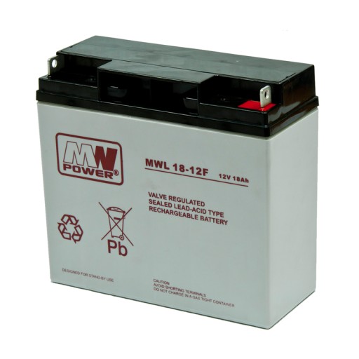 Akumulator AGM MW Power MWL 18-12F (12V 18Ah)