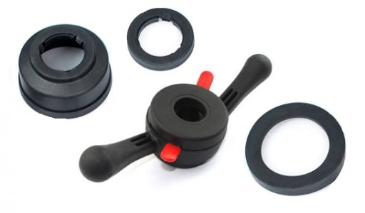 Śruba nakrętka uchwyt do wyważarki motylek fi 36mm