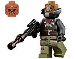 Lego Star Wars Klatooinian Raider + Blaster 75254