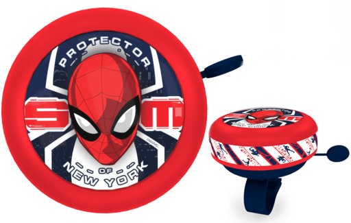Metalowy DZWONEK na kierownicę rower SPIDERMAN