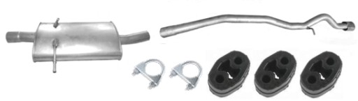 TŁUMIK ŚRODKOWY RURA MERCEDES B180 W245 2.0 CDI