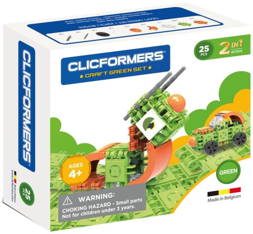 CLICS PL klocki CLICFORMERS 807003 Craft Set Green