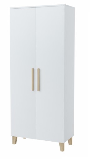 GARDEROBA SZAFA KOMODA IDEA 180 CM BIAŁY ZŁOŻONA