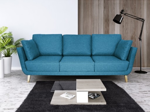 Sofa Skandi LUX 3-osobowa, styl skandynawski D