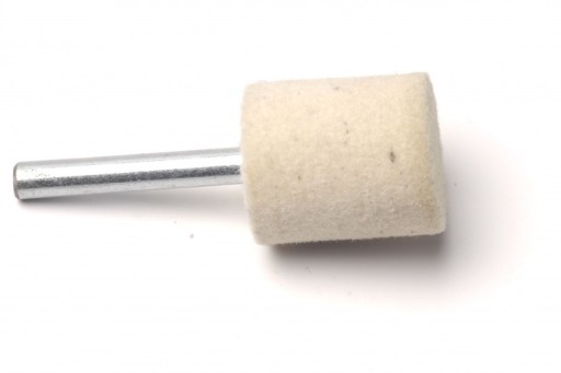 FILC POLERSKI ŚCIERNICA TRZPIEŃ 30X30X6 MM WALEC